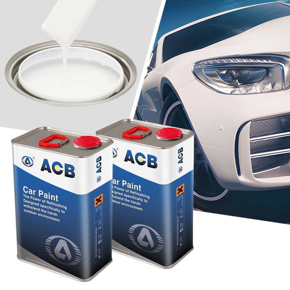 1K 2K Good Cover Color Basecoat Automotive Refinish Paint Lacquer Easy Spray Matte Silver Gray Black Metallic Car Paint