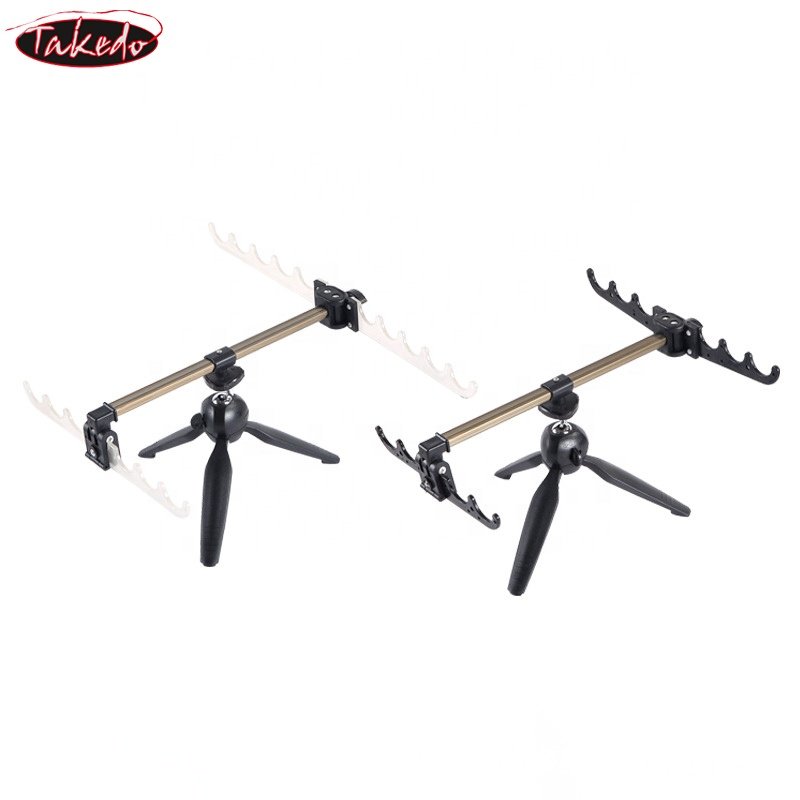 TAKEDO XQ02 Wholesale New Arrivals Ice Fishing Rod Holder Raft Fishing Rod Support Tripod Multifunctional Winter Fishing Gears