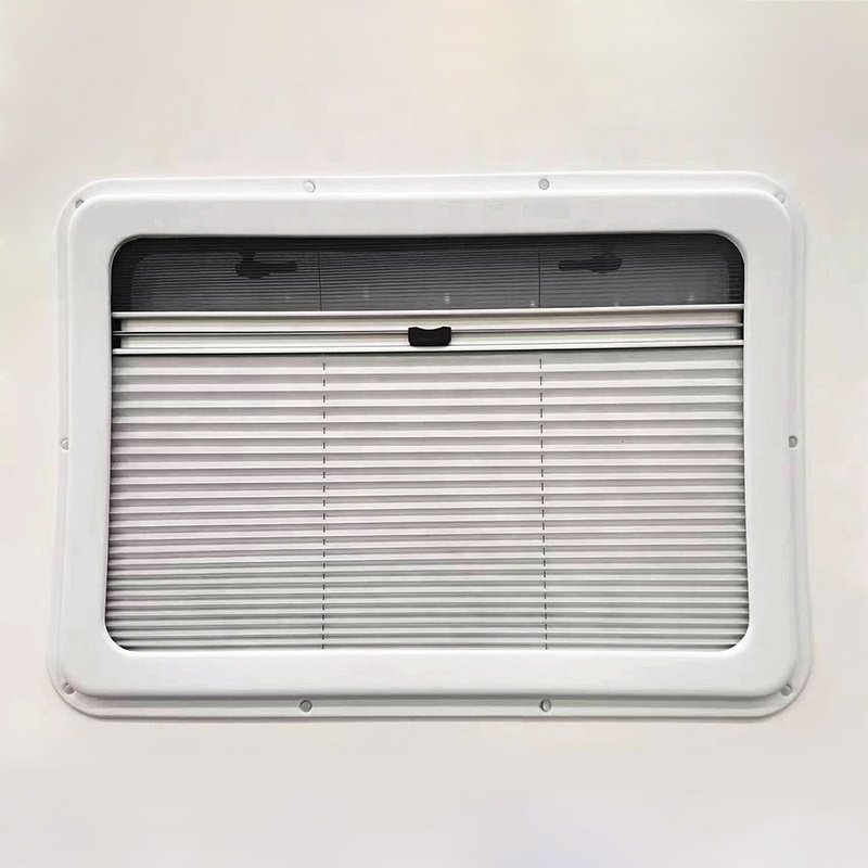Car Roof Window Sunroof Double Acrylic Forehead Window Push-out Trailer Curved Front Motorhome Rv Skylight