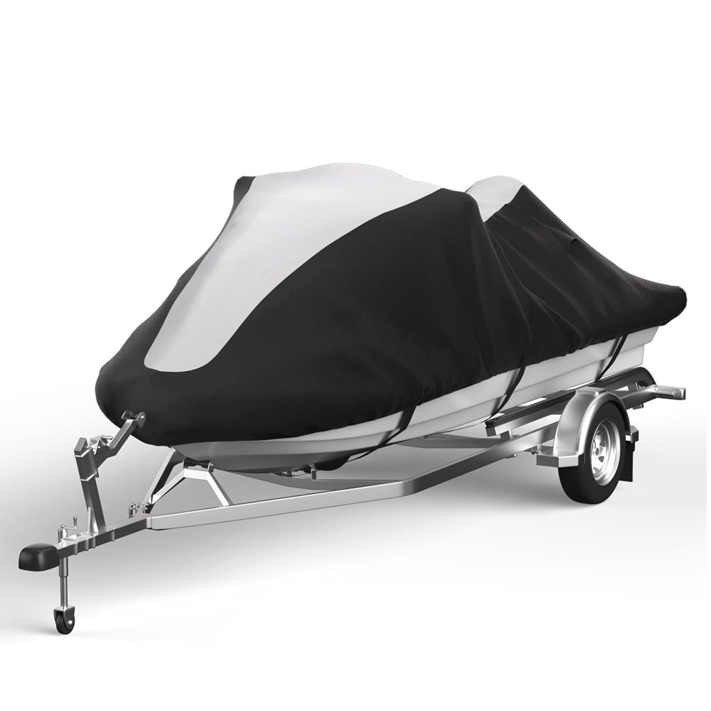 High Quality 2 Seter PWC Cover Waterproof Marine Grade 600D Heavy Duty Polyester Jet Ski Cover