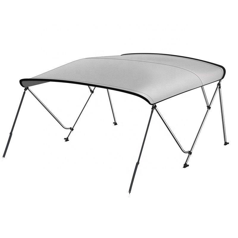 Boats Size L 600D 4 Bow Different Colors Bimini Top Cover With Rear Support Poles