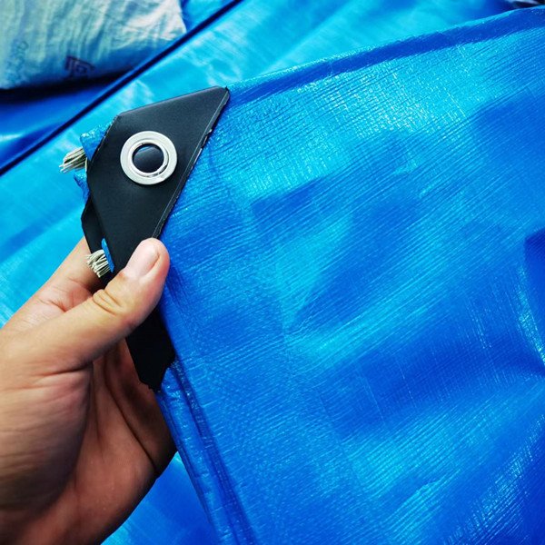 Cover Sheet Rolls Tents Boats Home Canopies Premium Blue Multi-Purpose Waterproof Poly Tarp Cover Tarpaulin