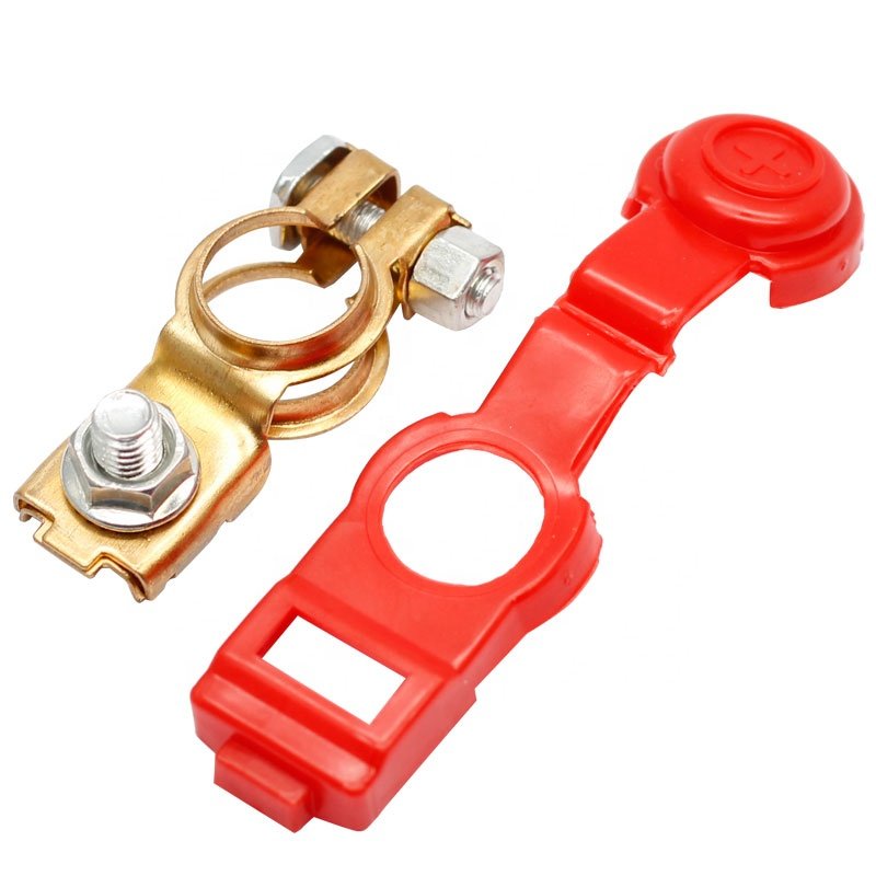 Car 12V Battery Terminal Connectors Clamp Iron Brass Quick Release Battery Terminal