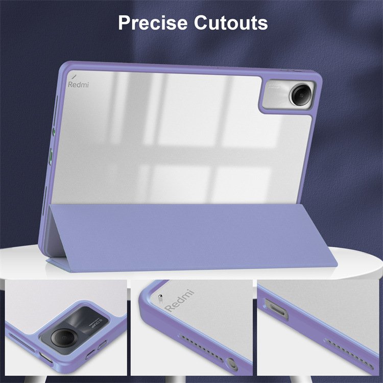 Applicable Redmi Redmi Pad SE 11 2023 Xiaomi Tablet 6pro Acrylic Tri-fold Protective Shell