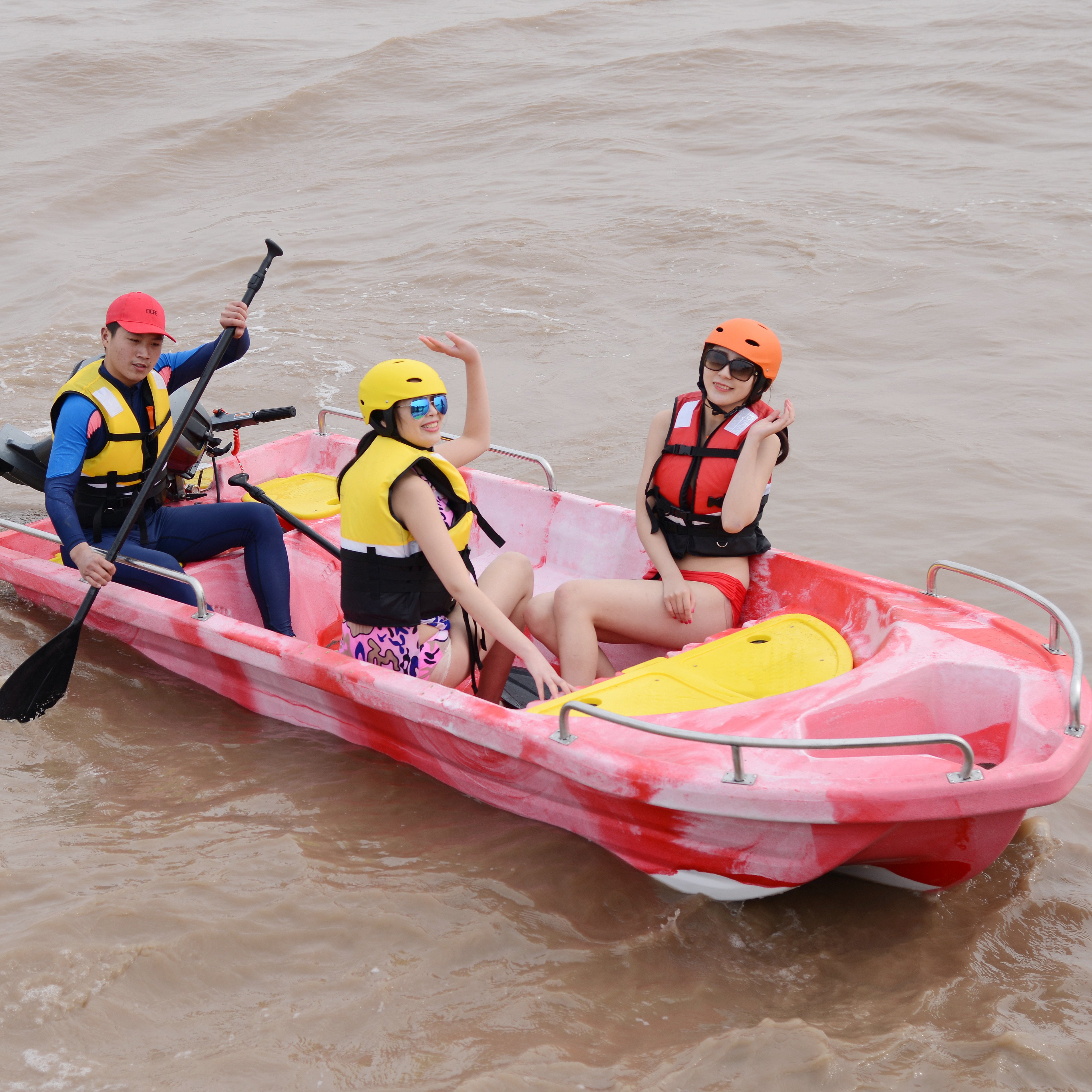 Plastic Boat Fishing Boat 6 Person Rescue Boat