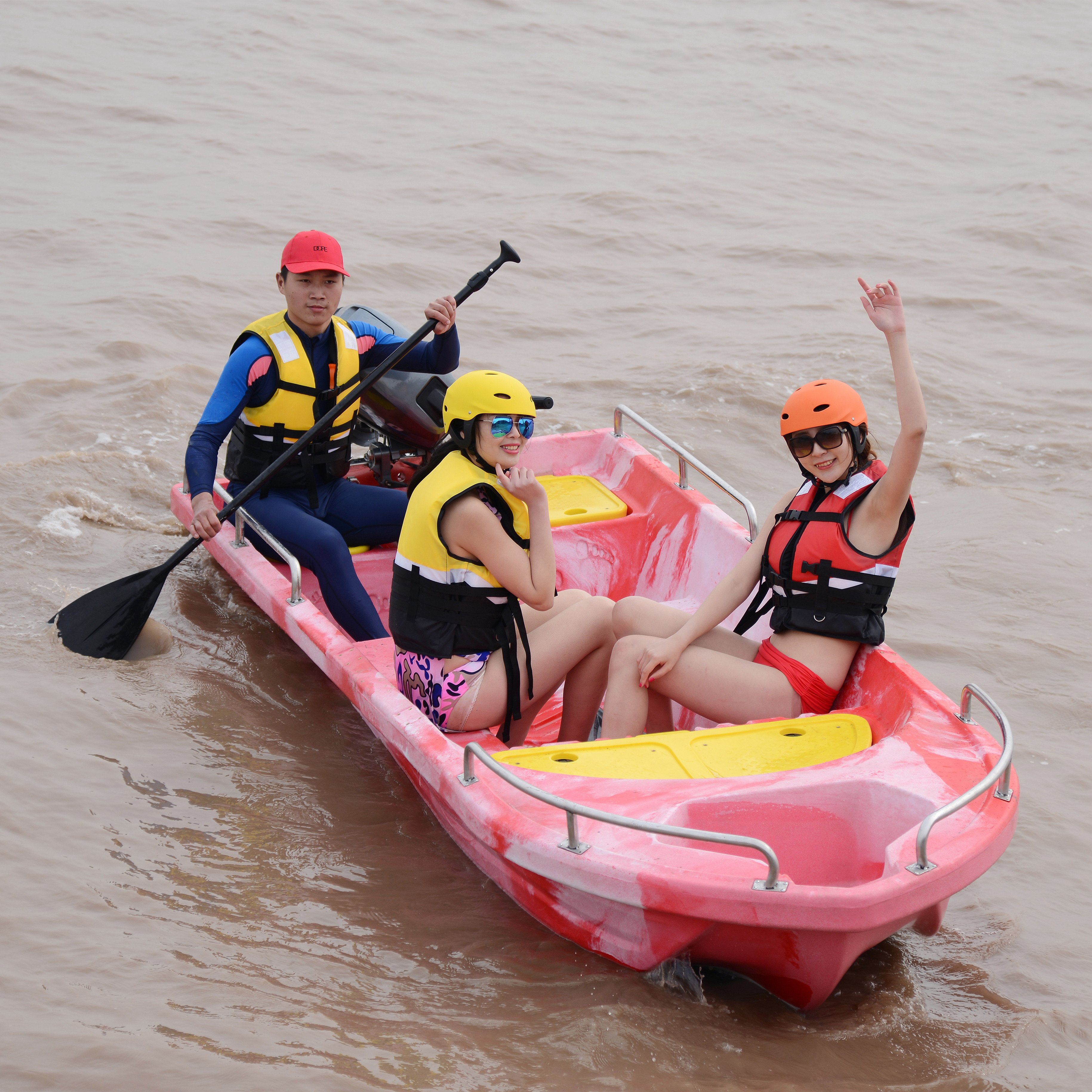 Plastic Boat Fishing Boat 6 Person Rescue Boat