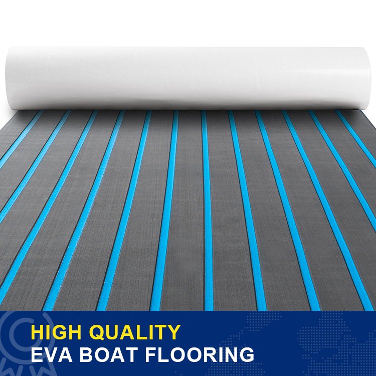 2024 New Arrival Nautical Carpet Floor Boat Eva Foam Flooring Blue and Grey Trading Products-Marine Supplies