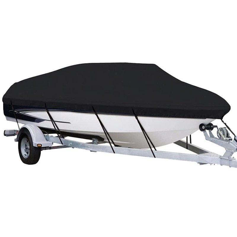 Custom Canoe Cover Heavy Duty 600D Fit Boat Covers Trailerable Uv Resistant Durable Powerboat Cover