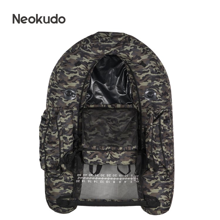 Inflatable Fishing Boat 600D Oxford Cover Outside PVC air Bladder Inside Inflatable Fishing Float Tube