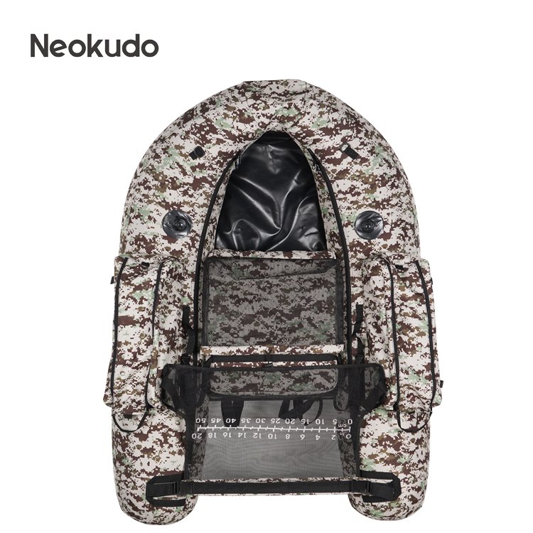 Inflatable Fishing Boat 600D Oxford Cover Outside PVC air Bladder Inside Inflatable Fishing Float Tube