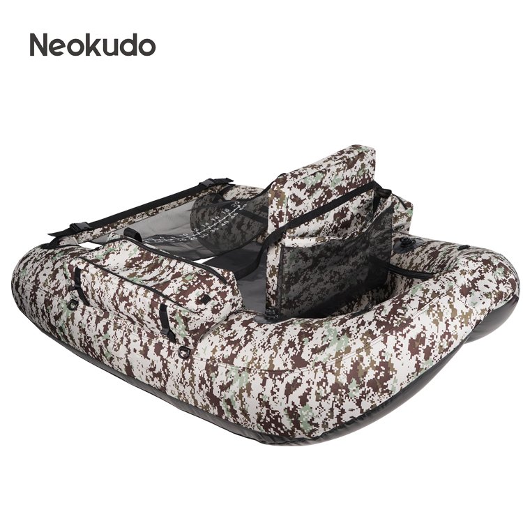 Inflatable Fishing Boat 600D Oxford Cover Outside PVC air Bladder Inside Inflatable Fishing Float Tube