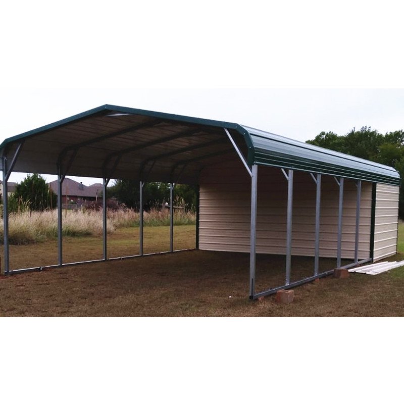 18x30 Carport with Utility Shed
