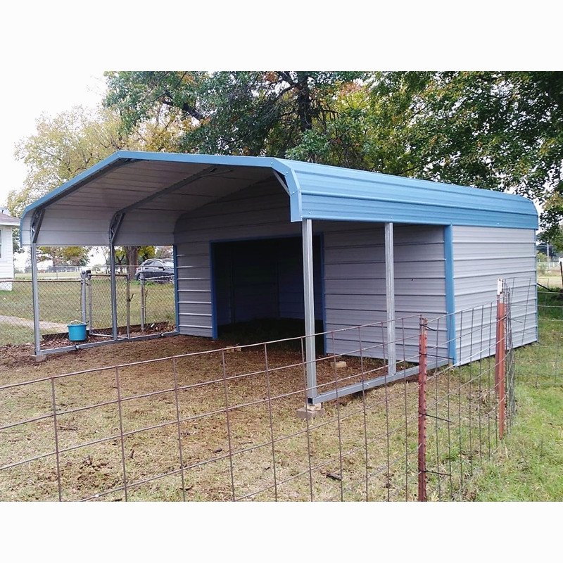 18x30 Carport with Utility Shed
