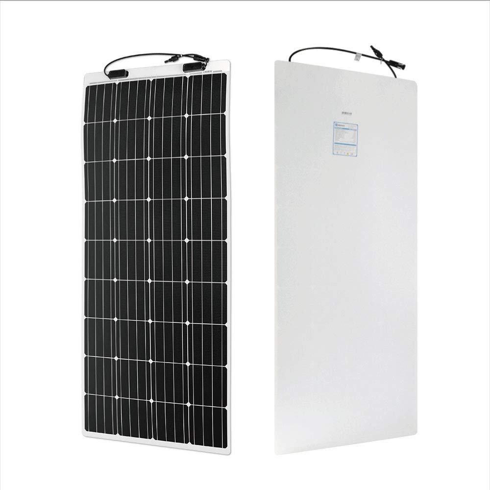 IP68 Split Junction Box EFFE Covered Dark Blue Back Contact 180w Mono Flexible Solar Panel 175w Price
