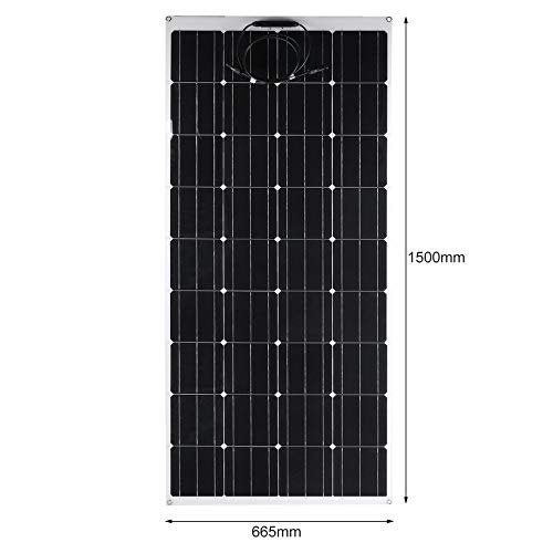 IP68 Split Junction Box EFFE Covered Dark Blue Back Contact 180w Mono Flexible Solar Panel 175w Price