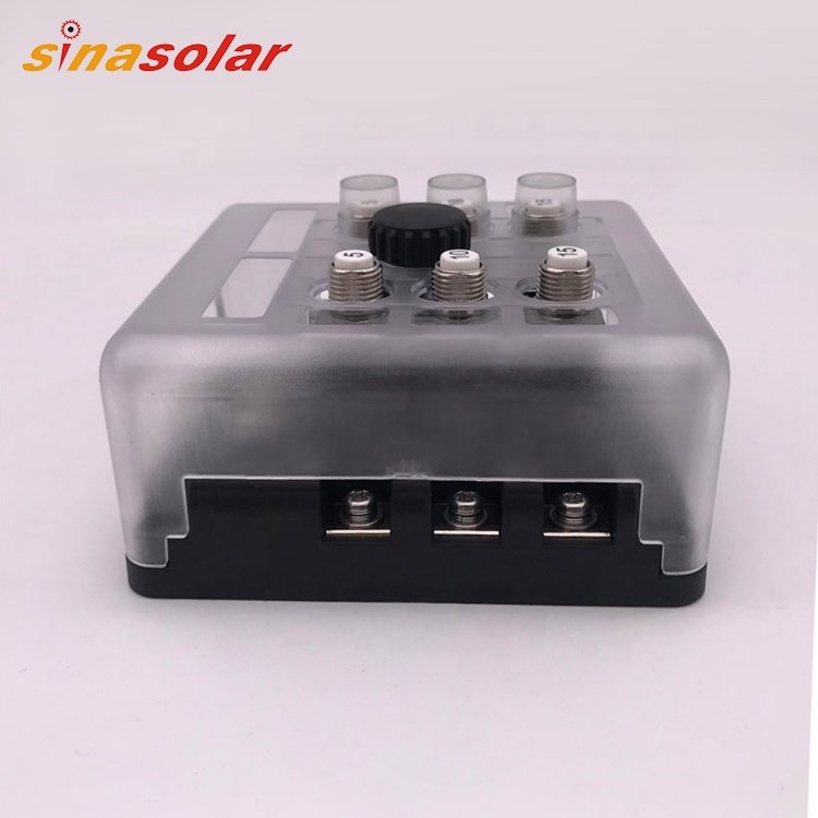 24V 40A Automotive Marine Power Stainless Distribution Screw Bus Bar Excavator Fuse Box Assembly With Cover