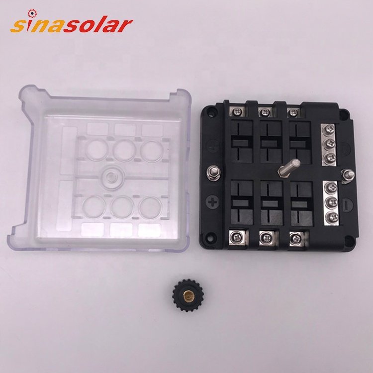 24V 40A Automotive Marine Power Stainless Distribution Screw Bus Bar Excavator Fuse Box Assembly With Cover