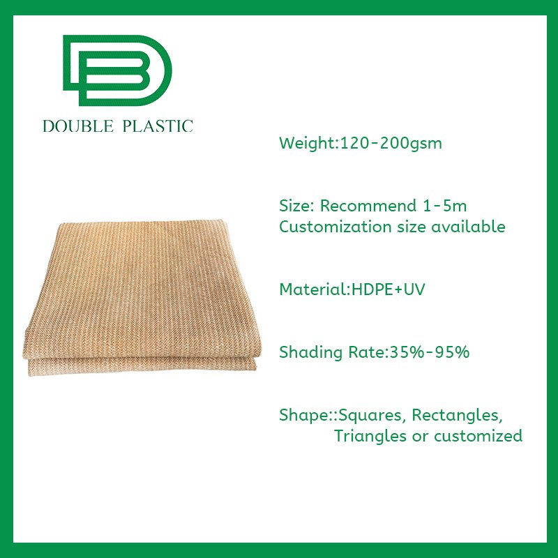 Outdoor HDPE Sun Shade Sail Canopy Patio Roof Top Cover Garden Mesh Tarp Swimming Pool Shading Sails for Playground Sports Field