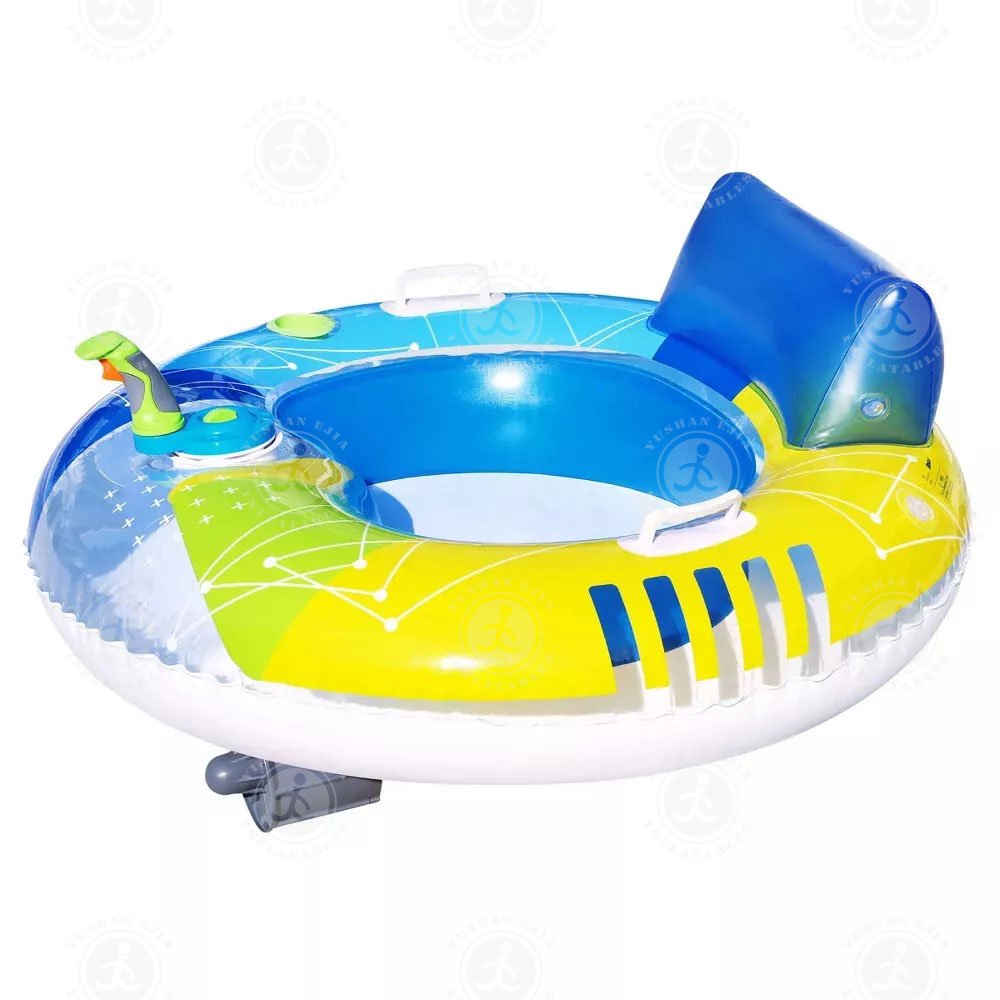 Multicolor Motorized Pool Battery Powered PVC Summer Float Brand New Motorized Pool Cruiser