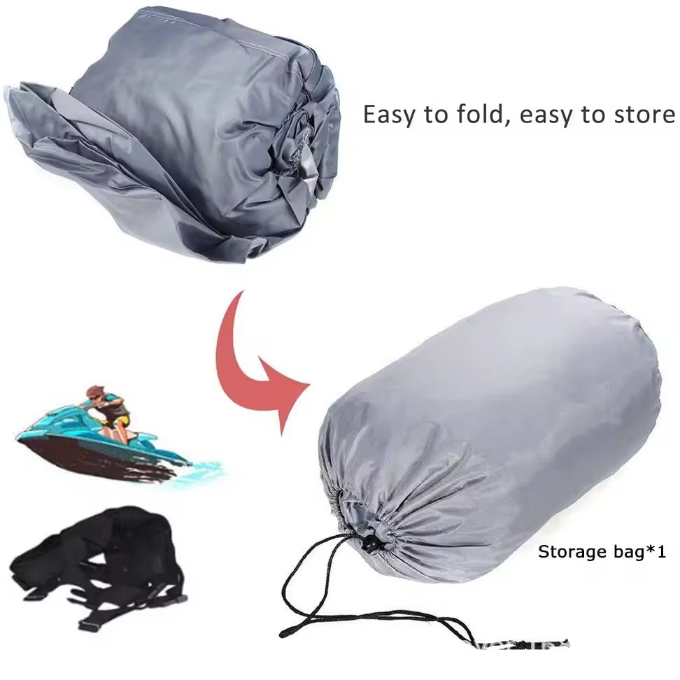 Custom Waterproof UV Resisting PVC Boat Cover Sports Design Style Made of Oxford Polyester for Outdoor Use Offering Protection