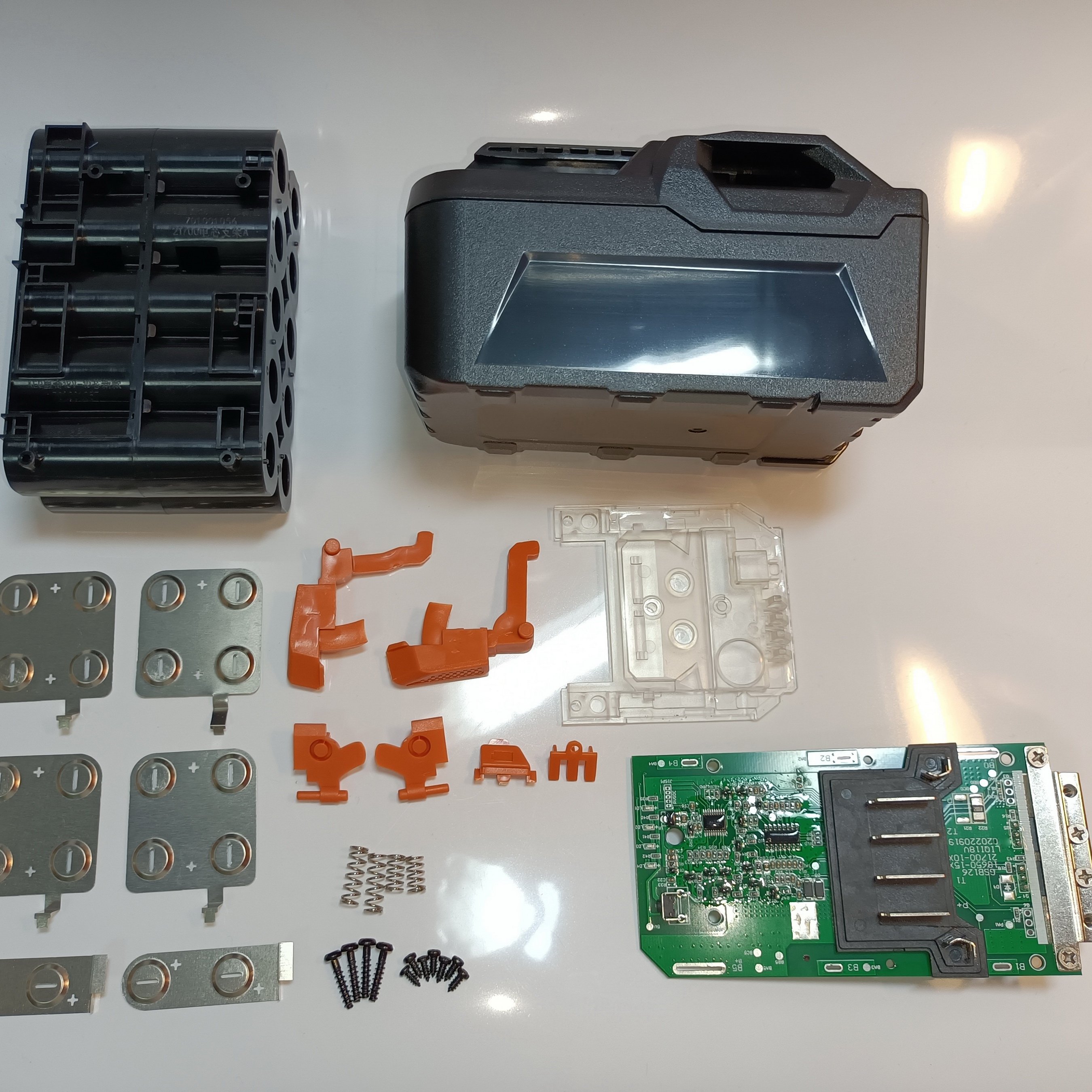 Factory Price AEG RIGID 18v 8.0AH 10.0AH L1830R 10 Cells 21700 Plastic case Plastic Housing Plastic Cover Bms 6.0AH L1240 L1215