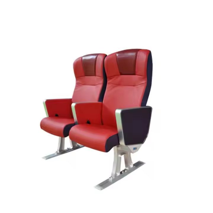 Multiple Seats Marine Ergonomics Design Passenger Seat with Aluminum Alloy Stand Boat Seat Seater for 1-5