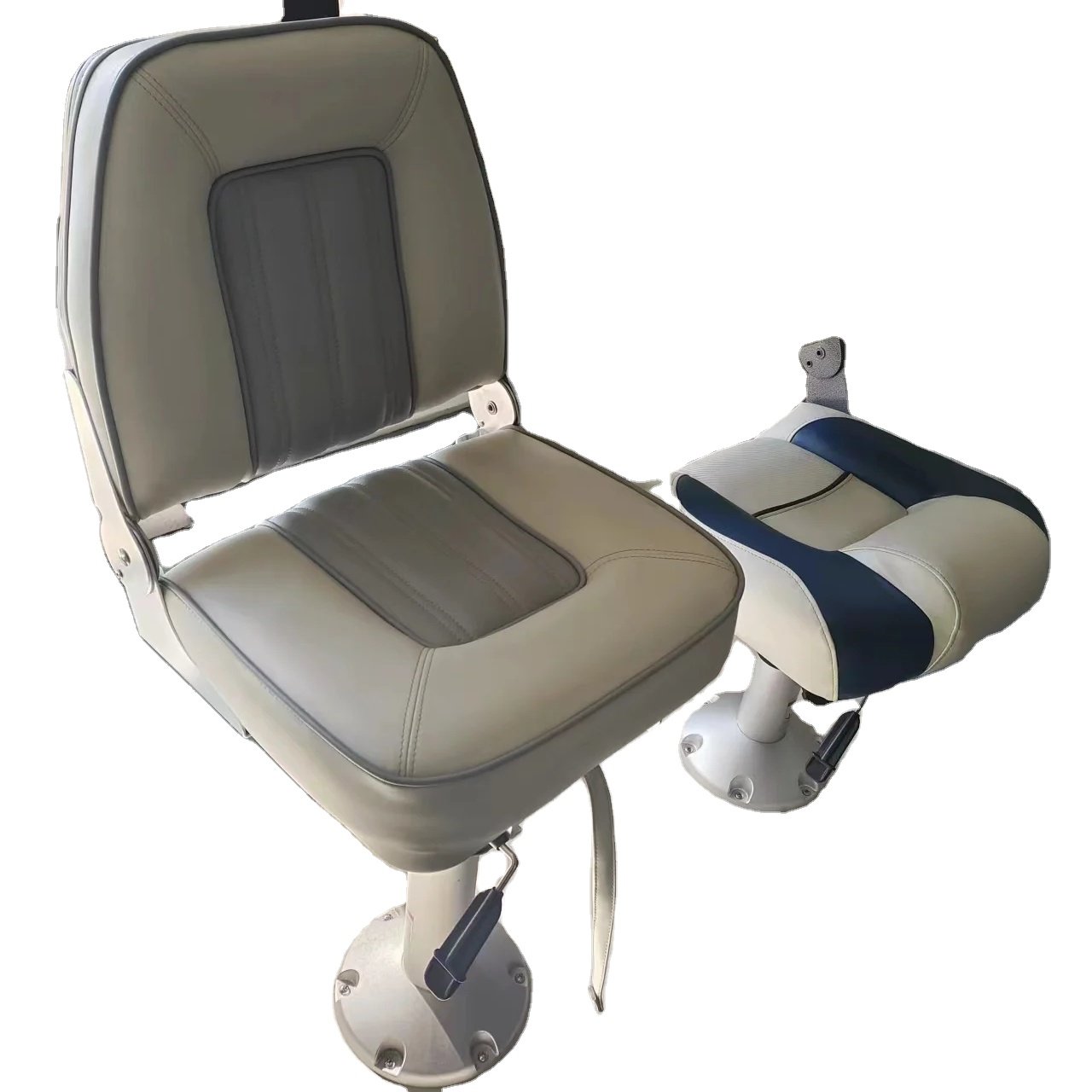 Multiple Seats Marine Ergonomics Design Passenger Seat with Aluminum Alloy Stand Boat Seat Seater for 1-5
