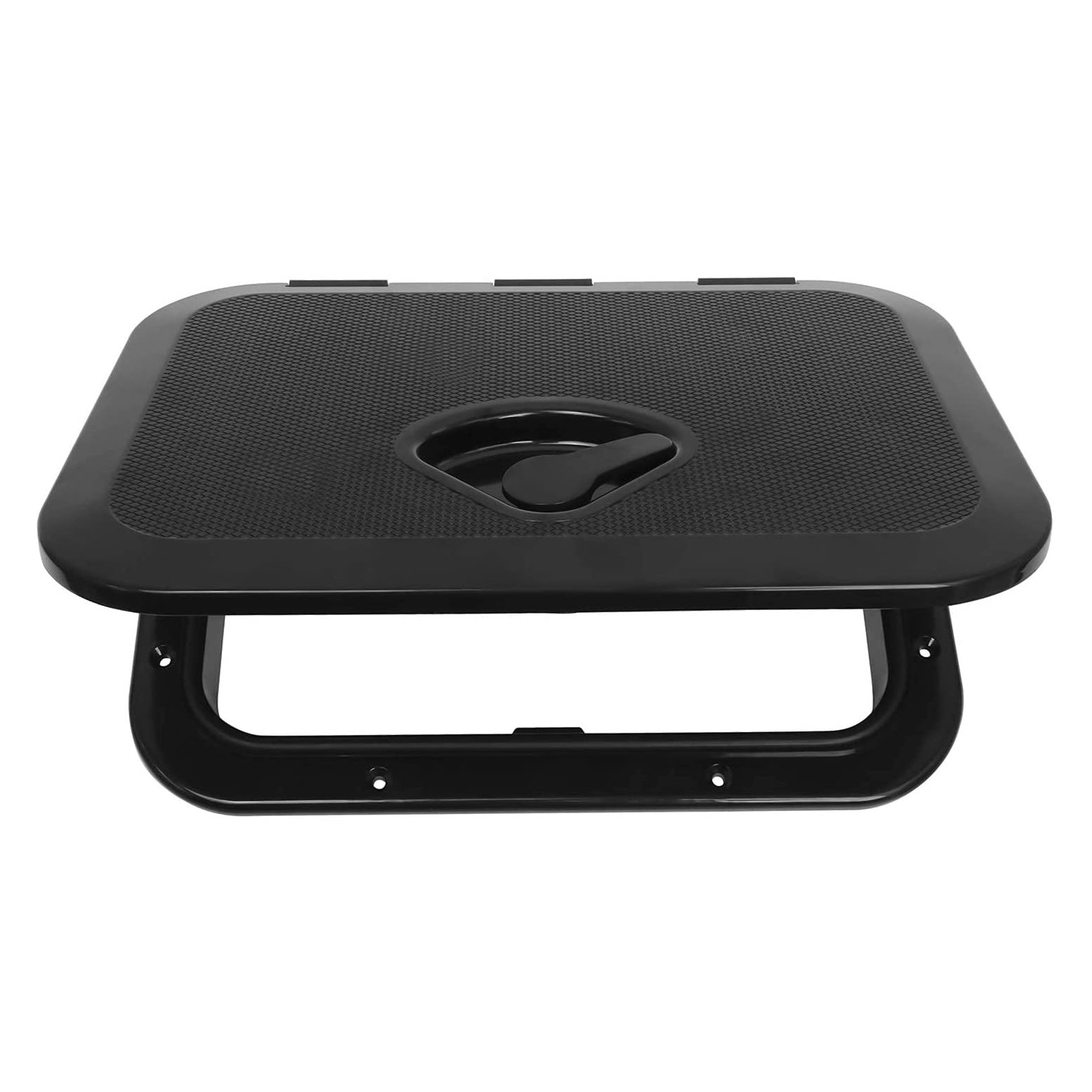 FBM Yacht Hatch Cover Rectangle Marine Boat Deck Hatch Lid ABS Boat Access Hatch in Black & White Colors