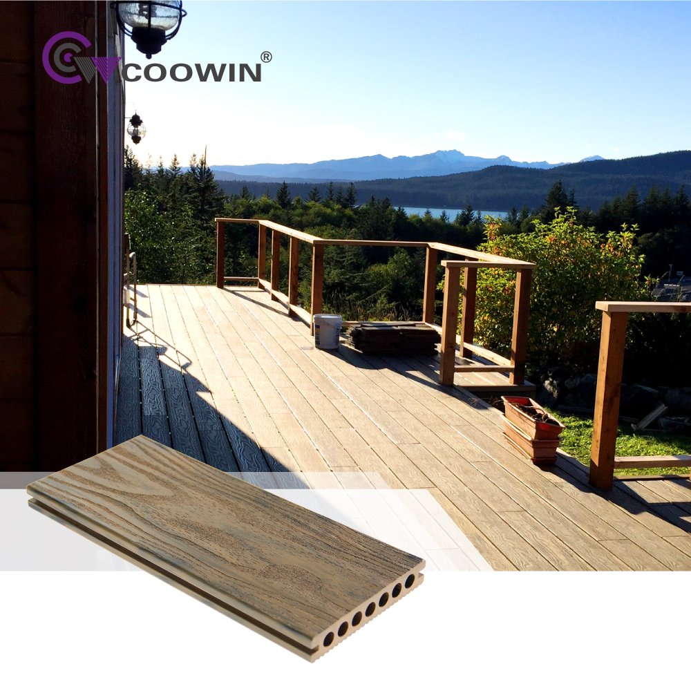 Outdoor Swimming Pool Waterproof Wpc Decking Tiles Upper Deck With High Quality