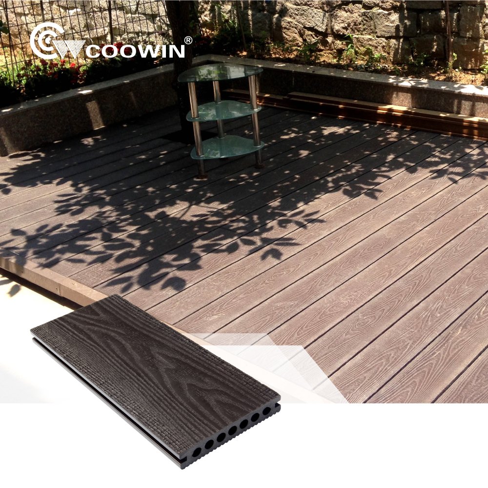 Outdoor Swimming Pool Waterproof Wpc Decking Tiles Upper Deck With High Quality