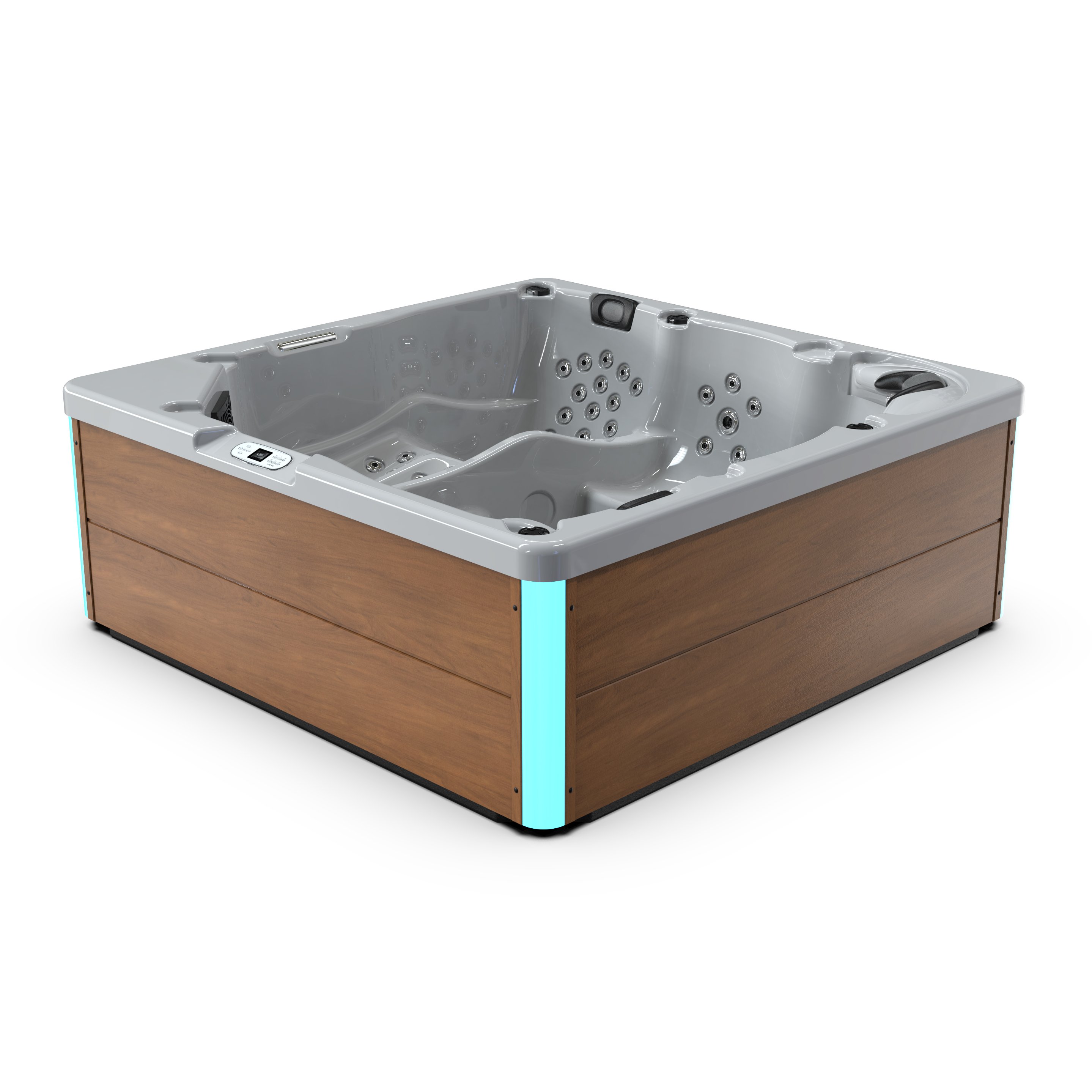 Wholesale Direct Sales Luxury Smart Balboa Massage Hot Tub Outdoor 5 Person Hot Tub with Acrylic Shell for Home Garden Use