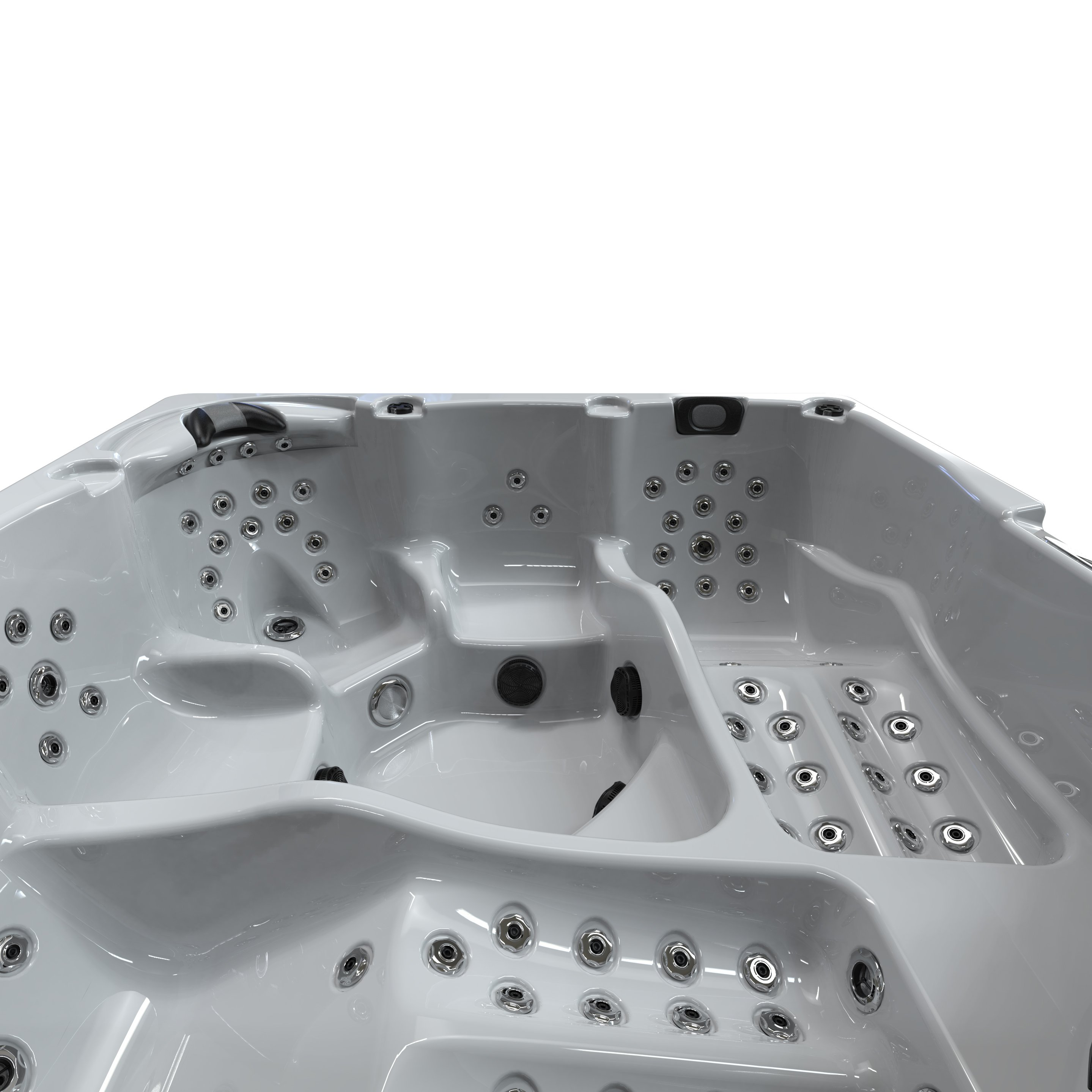 Wholesale Direct Sales Luxury Smart Balboa Massage Hot Tub Outdoor 5 Person Hot Tub with Acrylic Shell for Home Garden Use