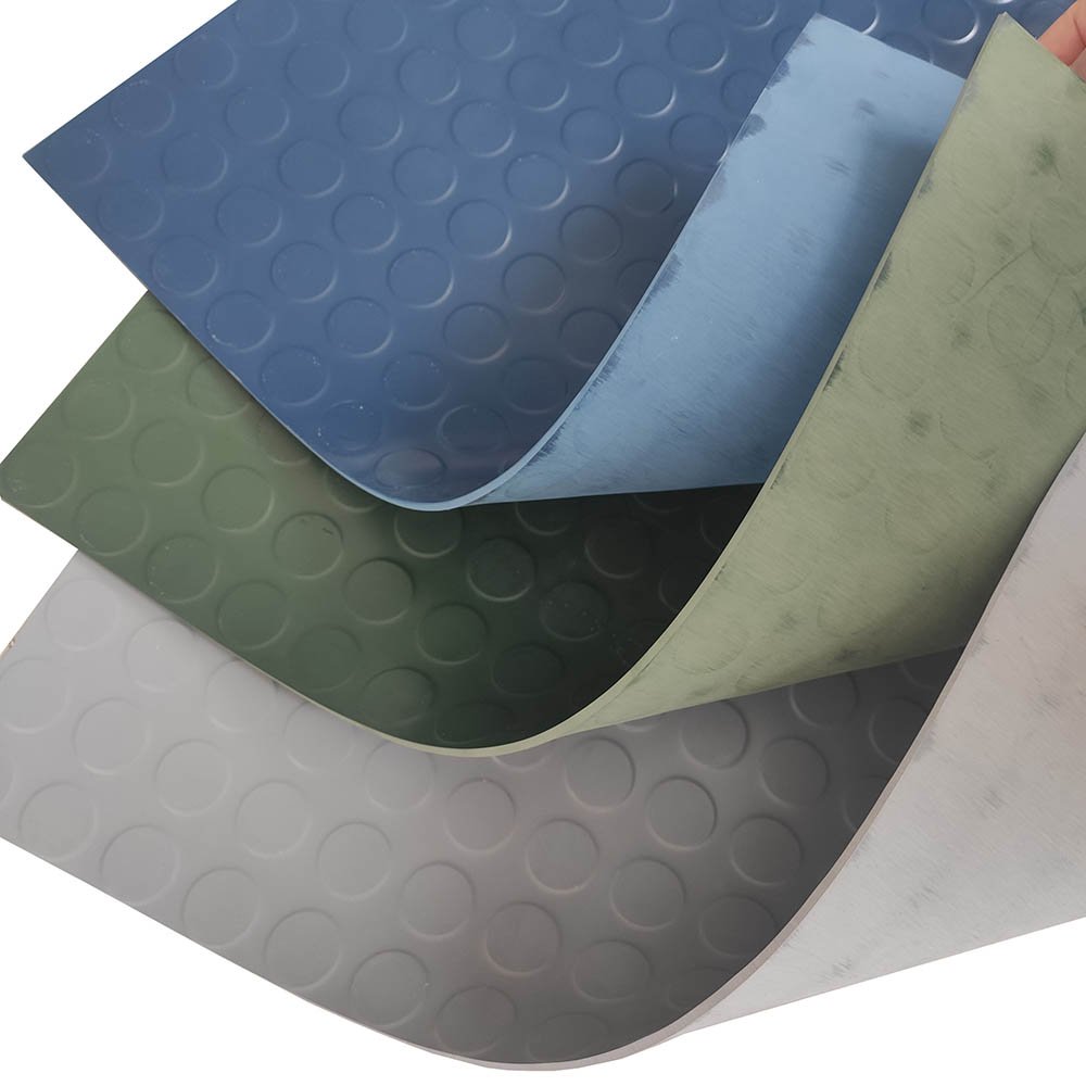 Non Skid Fire Resistance Coin Pattern Deck / Marine Boat Flooring