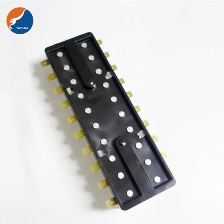 BX304 BX306 BX308 BX310 BX312 Multiway Glass Tube 4 6 8 10 12 Ways Position 6x30mm AGC Glass Fuse Box Block Holder