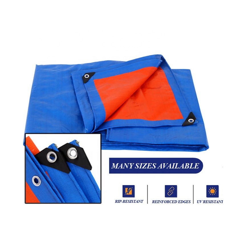 High Quality Colorful Striped 40FT X 40FT Canvas PE Tarpaulin Boat Car Cover