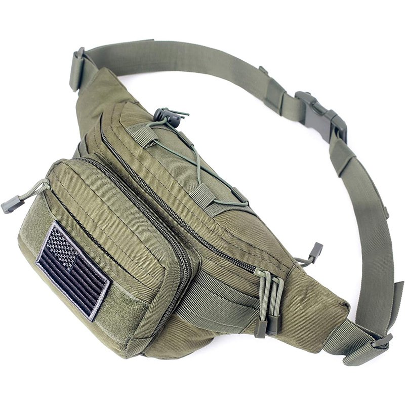 Custom Sports Waist Bag Men Tactical Waist Bag Camouflage Color Fanny Pack