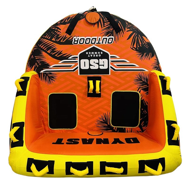 Wholesale 2 Rider Inflatable Towable Tube Boating for Lake Water Sports