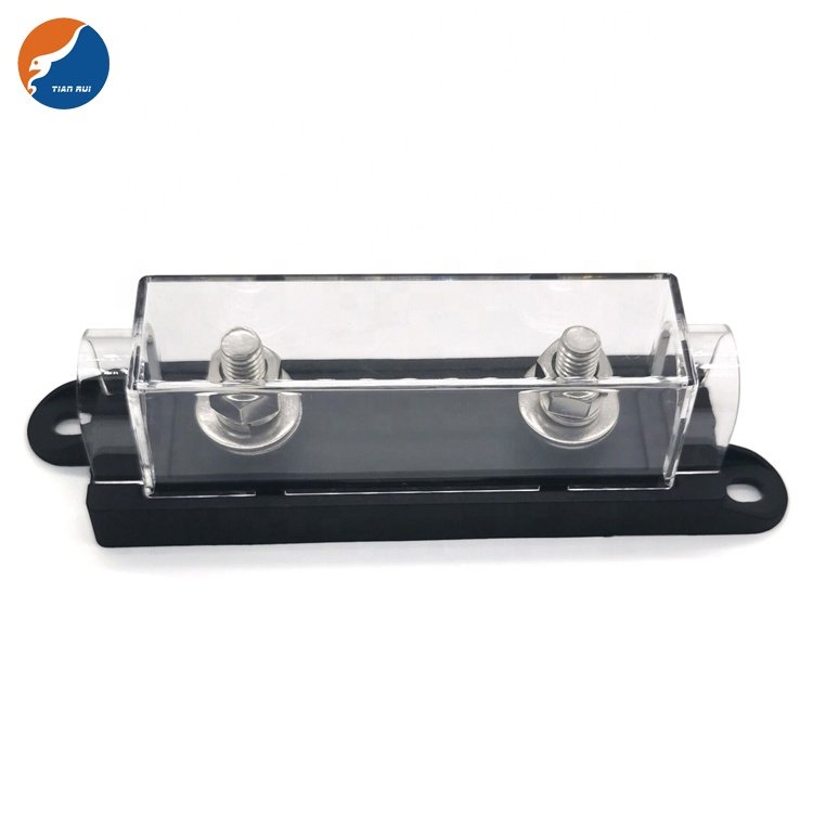 32V 48V 60V 70V 80V 125V 100A 200A 300A 400A 500A ANL Bolt Down Bolt-on Car Audio Fuse Box Holder for Truck Vehicle
