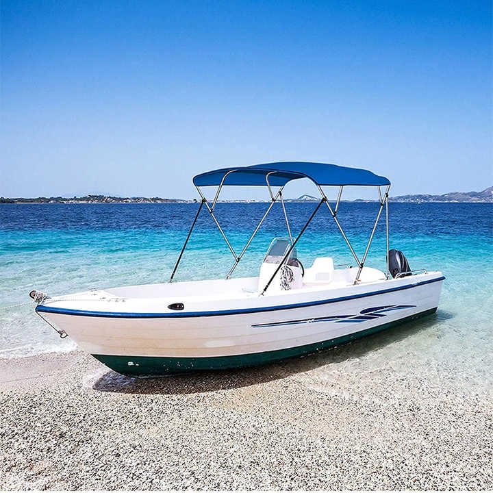 STARRYHEART 600D Aluminum 4 Bow Bimini Top Boat Cover Boat Canopy Bimini Tops for Boats