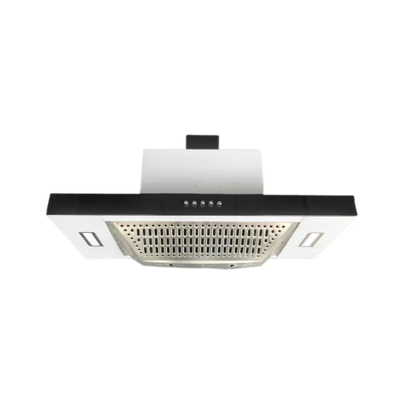 60CM Wide Apartment T-top Suction Range Hood Single Kitchen Smoking Machine Simple Small Size Boat Mesh