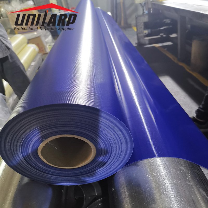 5.1 M Width Vinyl Coated Polyester Material 600g Lona PVC Tarpaulin Rolls for Tent