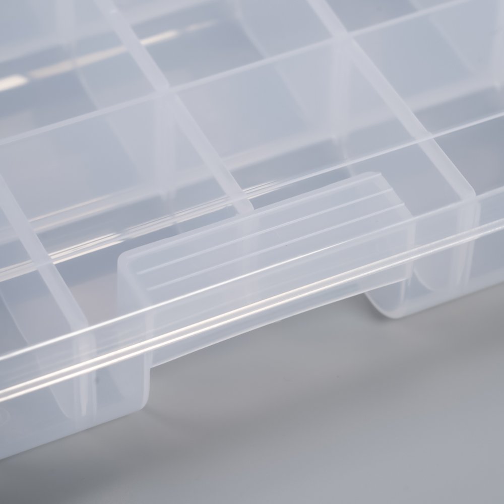 Multifunction Factory Price clear Plastic Fishing Bait Storage case Fishing Tool Box Transparent Cover Lure Tackle Box