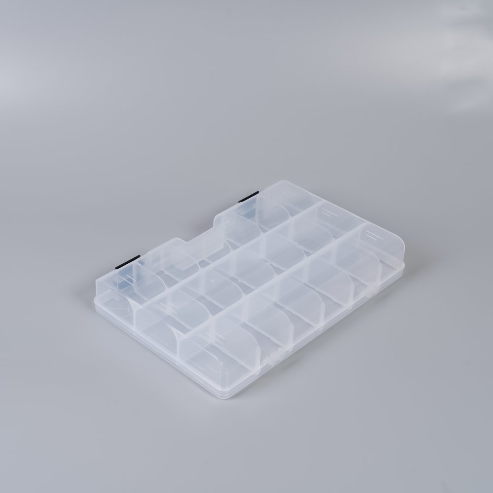 Multifunction Factory Price clear Plastic Fishing Bait Storage case Fishing Tool Box Transparent Cover Lure Tackle Box
