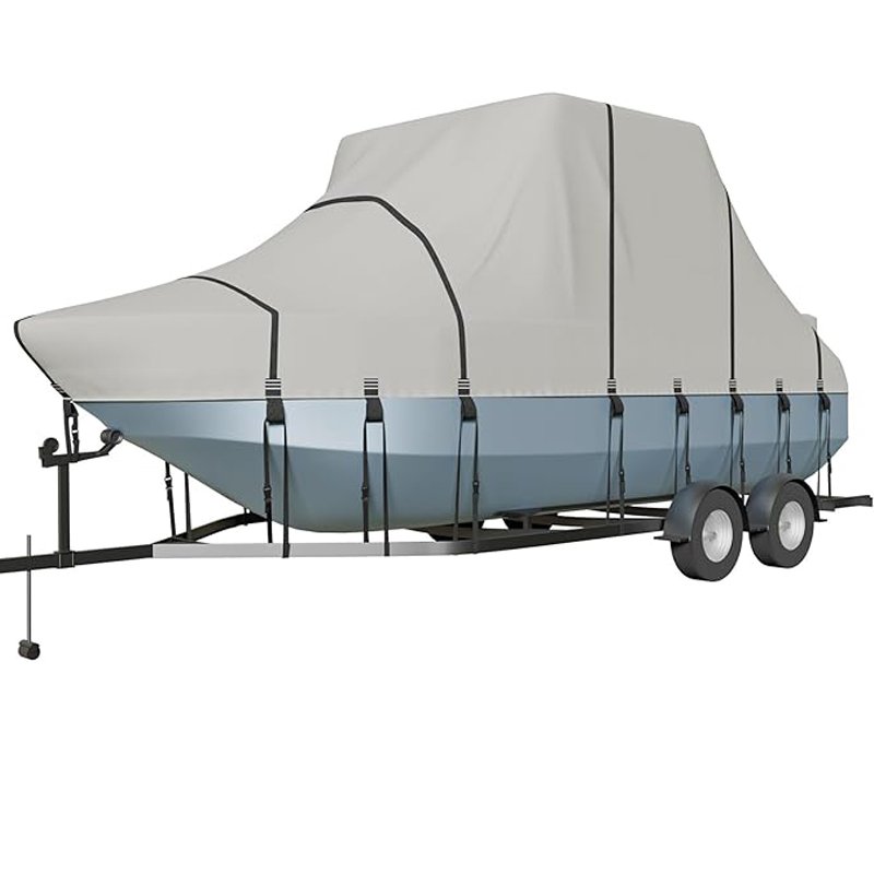 Custom Waterproof Heavy Duty Boat Cover Dust Protector Universal Waterproof UV Resistant Outdoor Boat Cover