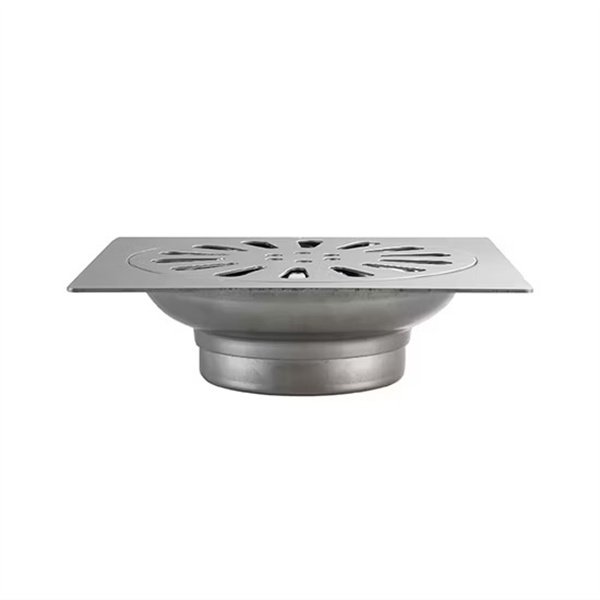 Square Form Stainless Steel Boat Deck Floor Plumbing Drain Bathroom Shower