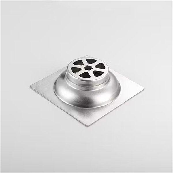 Square Form Stainless Steel Boat Deck Floor Plumbing Drain Bathroom Shower