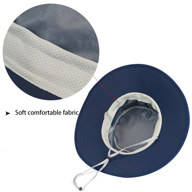 Men Women's Foldable Boonie Hat Summer Bucket Sun Hat with Wide Brim for Camping Hunting Fishing Riding Gardening Parties