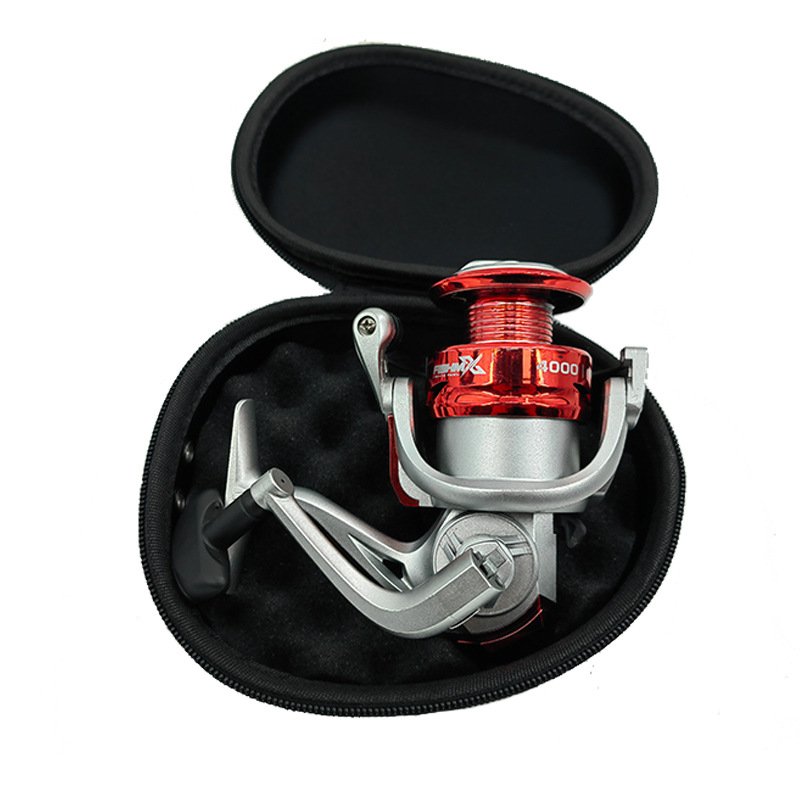 Portable Eva Fishing Reel Bag Protective Case Cover for Drum Spinning Raft Reel Fishing Pouch Hard Bag Fishing Accessories