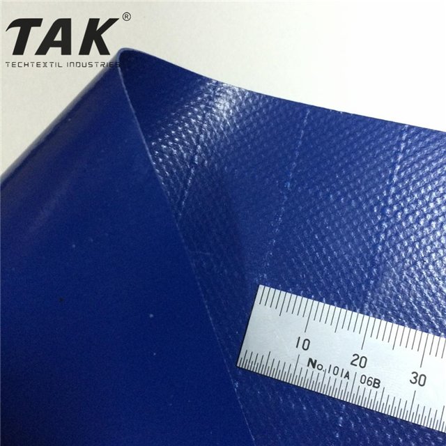 0.9mm 1100 Dtex Polyester Inflatable Boat PVC Tarpaulin Fabric for Kayaks River Rafts