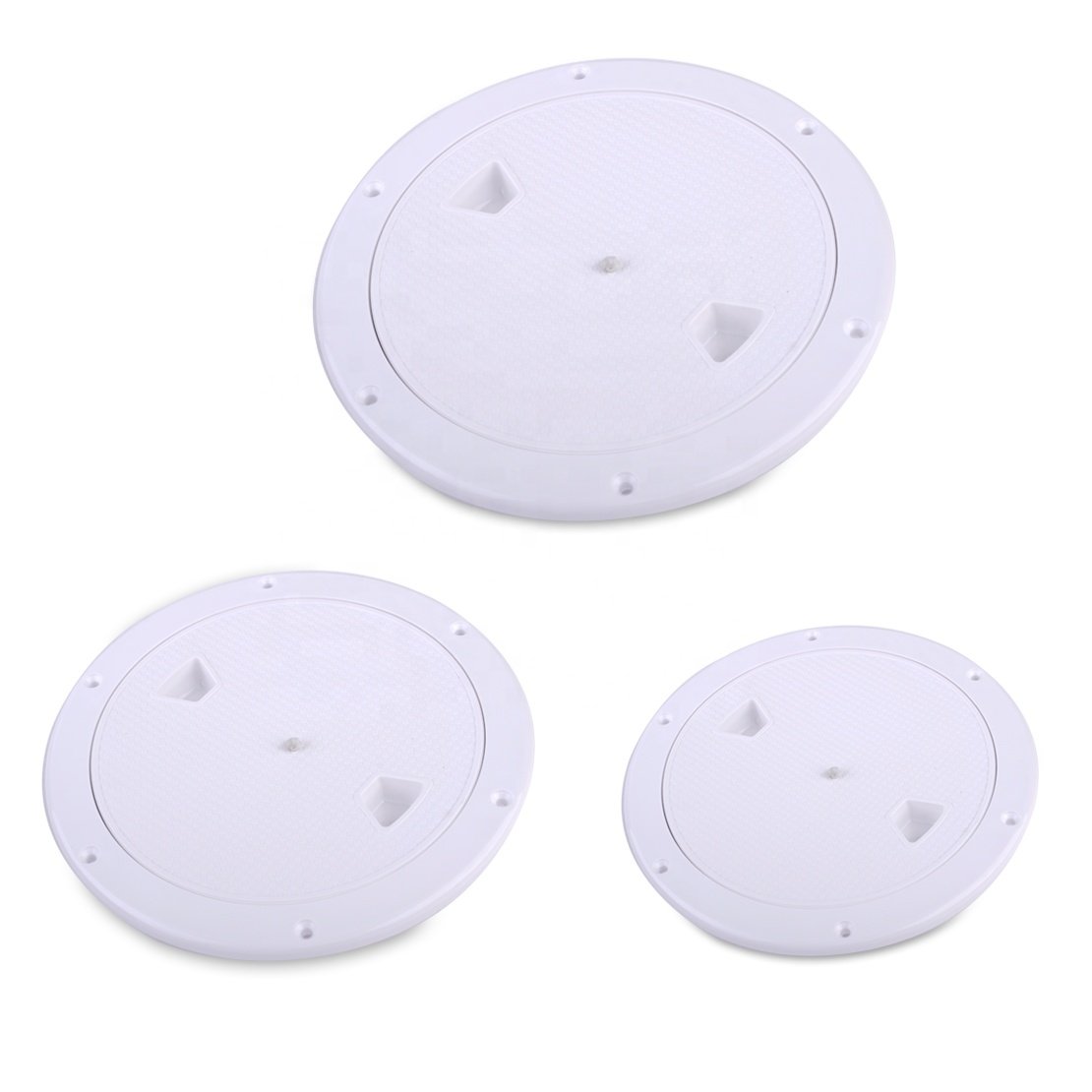 Marine Boat Round Marine 4'' 6'' 8'' Boat Round Non Slip Inspection Hatch with Detachable Cover